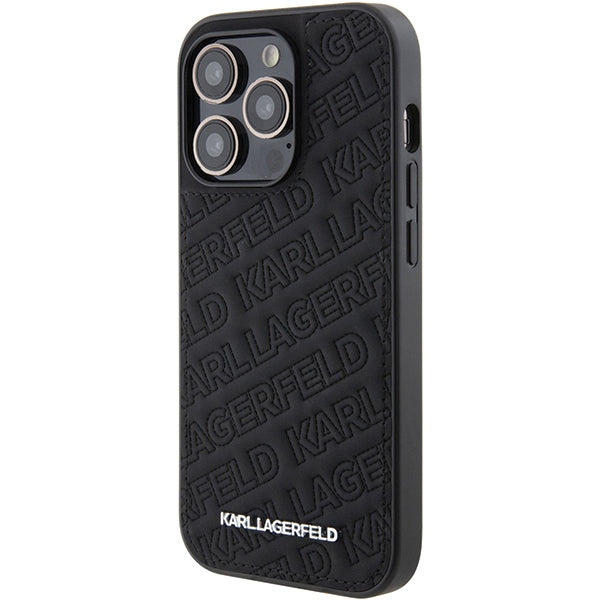 Karl Lagerfeld dėklas iPhone 15 Pro – juodas
