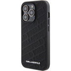 Karl Lagerfeld dėklas iPhone 15 Pro – juodas