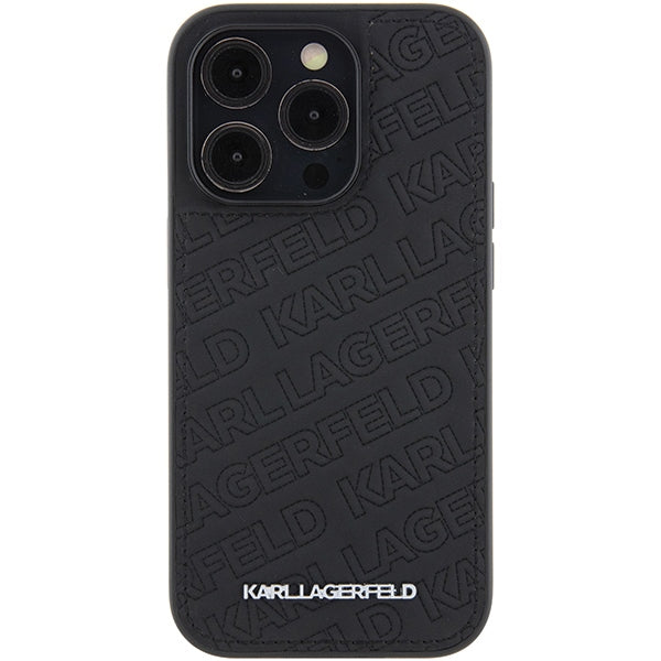 Karl Lagerfeld dėklas iPhone 15 Pro – juodas
