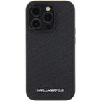 Karl Lagerfeld dėklas iPhone 15 Pro – juodas