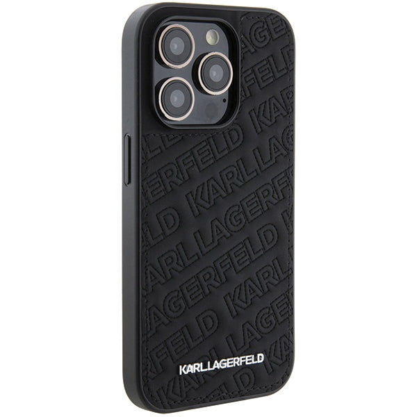 Karl Lagerfeld dėklas iPhone 15 Pro – juodas