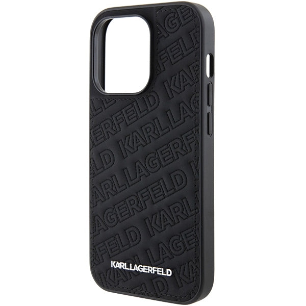 Karl Lagerfeld dėklas iPhone 15 Pro – juodas