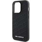 Karl Lagerfeld dėklas iPhone 15 Pro – juodas