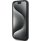 Karl Lagerfeld silikoninis dėklas iPhone 15 Pro – juodas