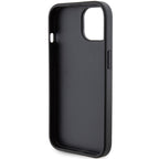 Karl Lagerfeld Gripstand dėklas iPhone 15 Plus / 14 Plus – juodas