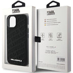 Karl Lagerfeld dėklas iPhone 15 Plus/14 Plus – juodas