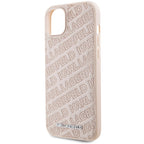 Karl Lagerfeld dėklas iPhone 15 Plus/14 Plus – rožinis