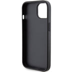 Karl Lagerfeld dėklas iPhone 15 – juodas su dirželiu