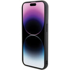 Karl Lagerfeld Gripstand dėklas iPhone 15 Pro Max – juodas