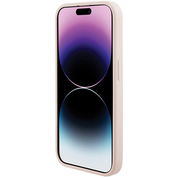 Karl Lagerfeld dėklas iPhone 15 Pro Max – rožinis
