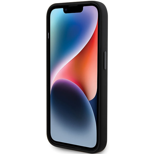Karl Lagerfeld silikoninis dėklas iPhone 15 Pro Max – juodas