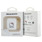 Hello Kitty silikoninis 3D dėklas AirPods 1/2 – baltas