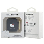 Hello Kitty silikoninis dėklas AirPods 1/2 – juodas