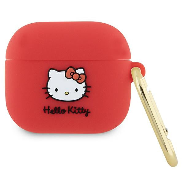 Hello Kitty silikoninis dėklas AirPods 3 – fuksija