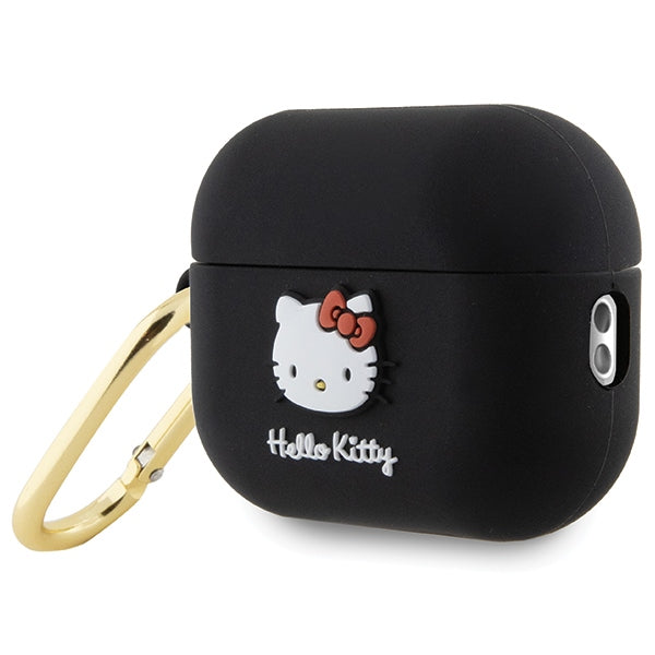 Hello Kitty silikoninis dėklas AirPods Pro 2 – juodas