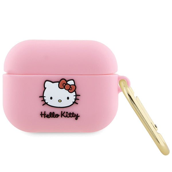 Hello Kitty silikoninis dėklas AirPods Pro – rožinis
