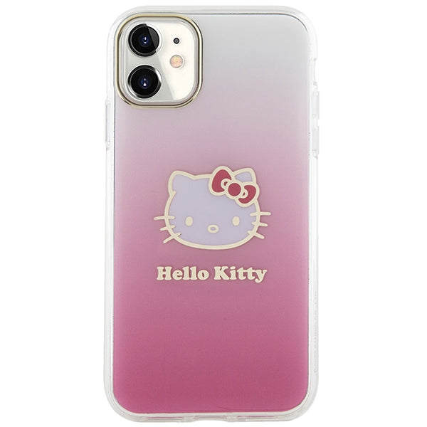 Hello Kitty IML gradientinis dėklas iPhone 11/XR – rožinis -- iPhone 11