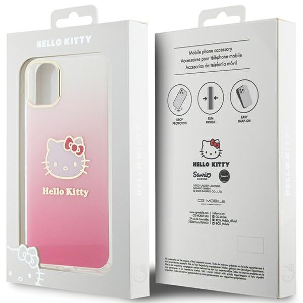 Hello Kitty IML gradientinis dėklas iPhone 11/XR – rožinis -- iPhone 11