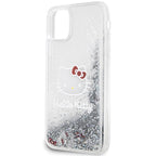Hello Kitty Liquid Glitter dėklas iPhone 11/XR – sidabrinis -- iPhone 11