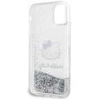 Hello Kitty Liquid Glitter dėklas iPhone 11/XR – sidabrinis -- iPhone 11