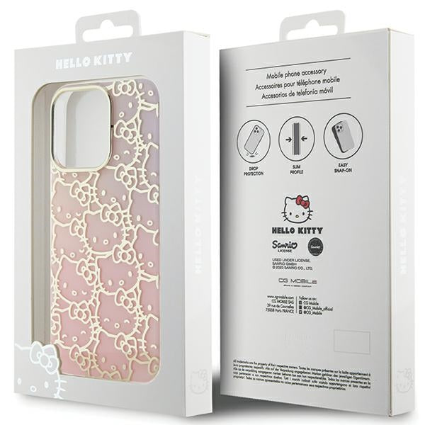 Hello Kitty IML dėklas iPhone 14 Pro – rožinis