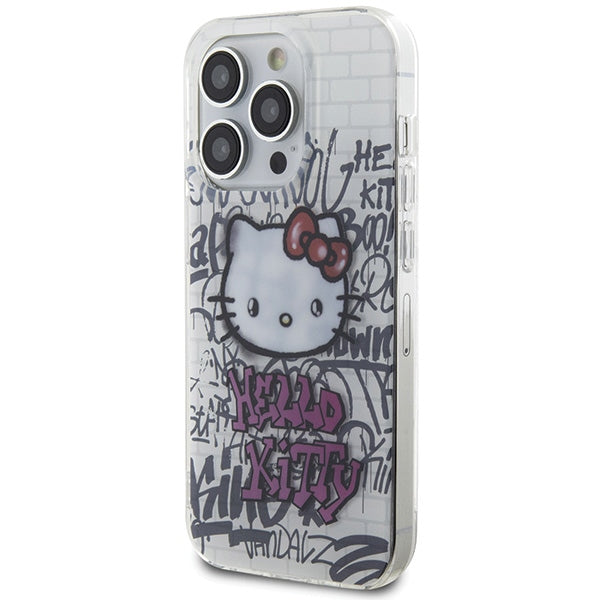 Hello Kitty IML dėklas iPhone 15 Pro – baltas