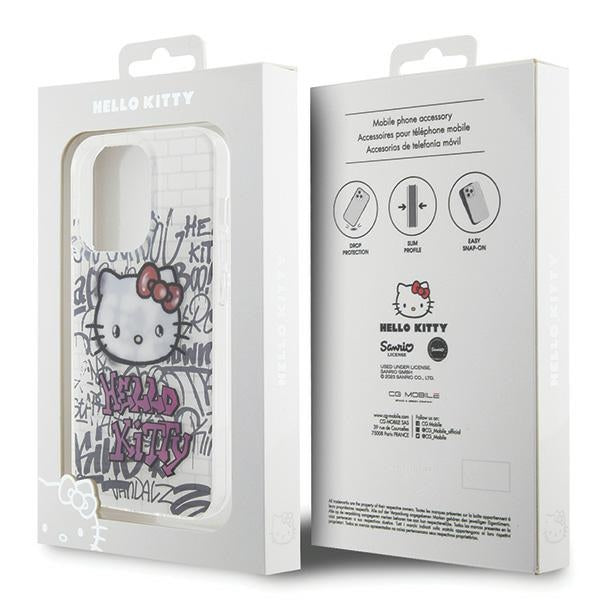 Hello Kitty IML dėklas iPhone 15 Pro – baltas