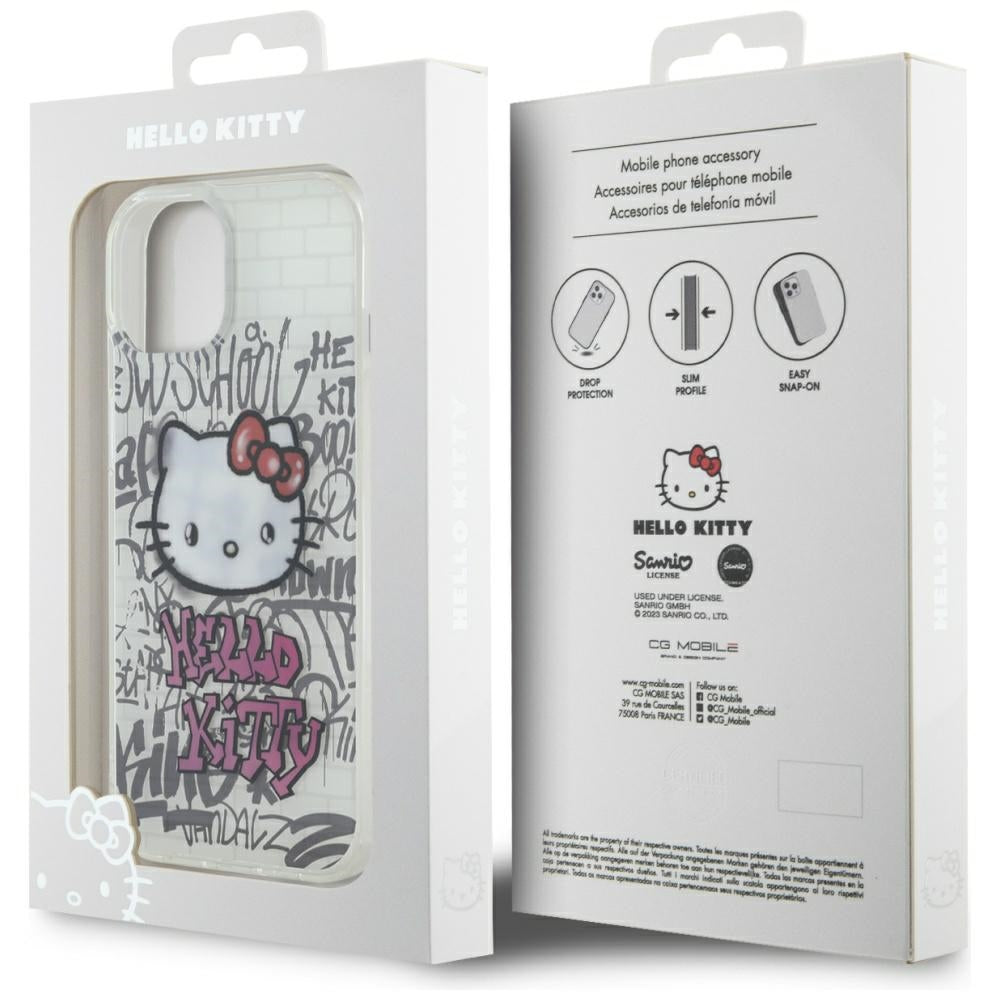 Hello Kitty IML dėklas iPhone 15 – baltas