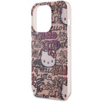 Hello Kitty IML Tags Graffiti dėklas iPhone 15 Pro Max – rožinis -- iPhone 15 Pro Max