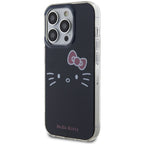 Hello Kitty IML „Kitty Face“ dėklas iPhone 15 Pro Max – juodas