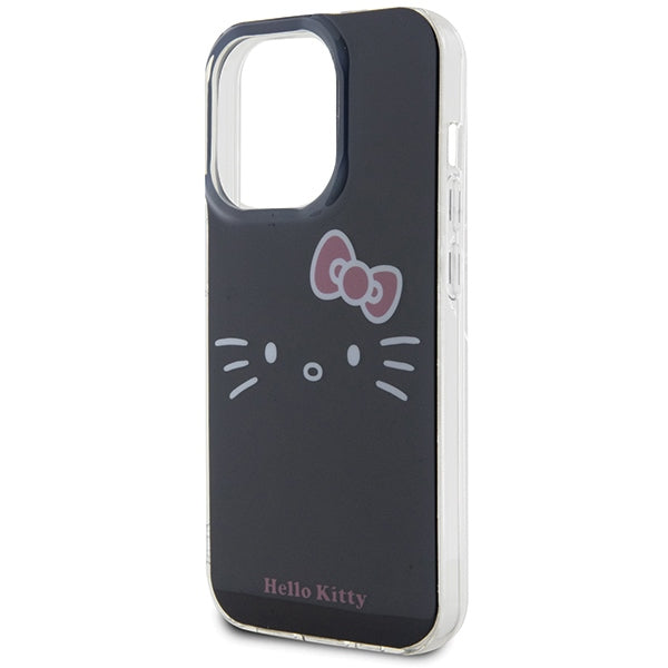Hello Kitty IML „Kitty Face“ dėklas iPhone 15 Pro Max – juodas