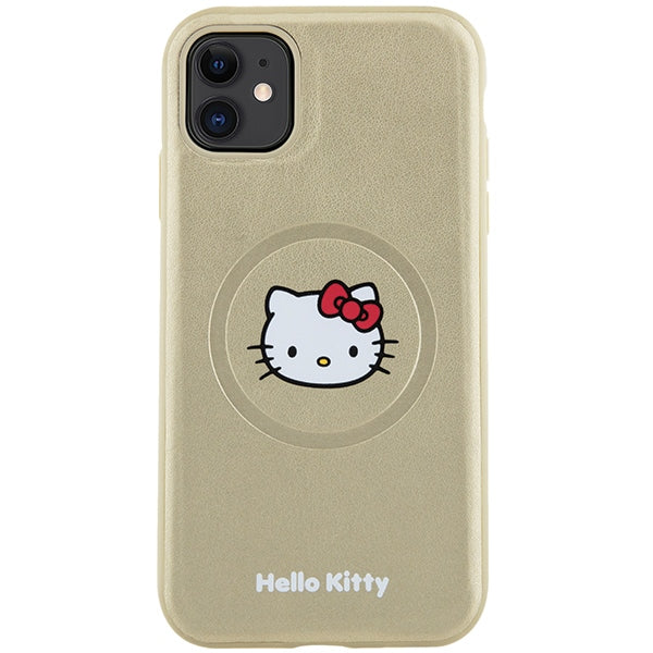 Hello Kitty MagSafe dėklas iPhone 11 / XR – auksinis -- iPhone 11