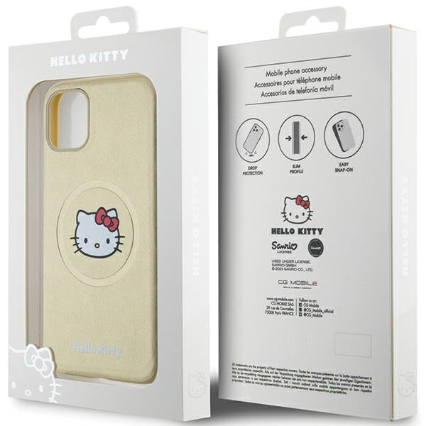 Hello Kitty MagSafe dėklas iPhone 11 / XR – auksinis -- iPhone 11