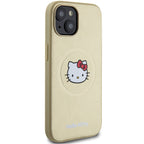 Hello Kitty odinis MagSafe dėklas iPhone 14 – auksinis