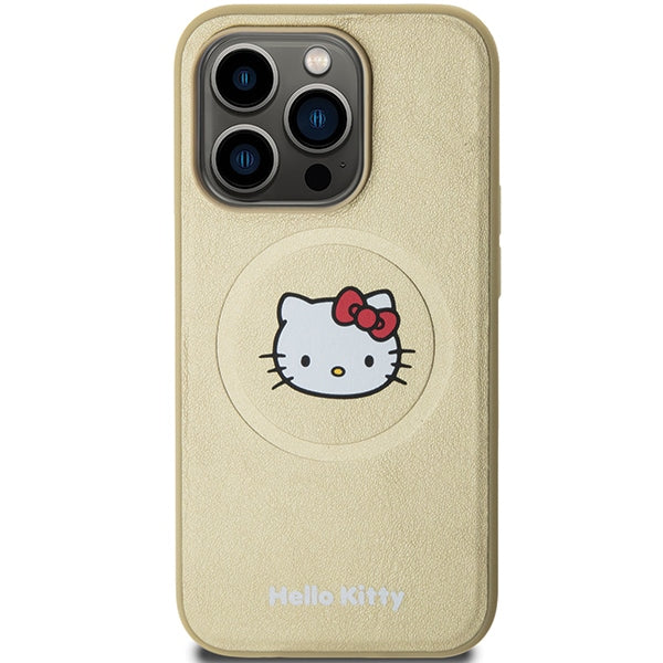 Hello Kitty MagSafe dėklas iPhone 14 Pro Max – auksinis