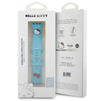 Hello Kitty silikoninis Kitty galvos dirželis skirtas Apple Watch 38/40/41mm – mėlynas