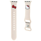 Hello kitty silicone kitty head strap skirtas Apple Watch 38/40/41mm - beige