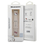Hello kitty silicone kitty head strap skirtas Apple Watch 38/40/41mm - beige