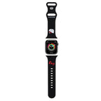 Hello Kitty silikoninis Kitty galvos dirželis skirtas Apple Watch 38/40/41mm - juodas