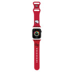 Hello Kitty silikoninis Kitty galvos dirželis skirtas Apple Watch 38/40/41mm – raudonas