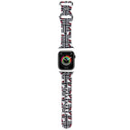 „Hello Kitty“ silikoninės galvutės ir juostelių dirželis, skirtas „Apple Watch“ 38/40/41 mm – juodas