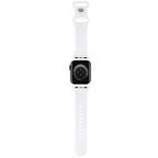 „Hello Kitty“ silikoninės galvutės ir juostelių dirželis, skirtas „Apple Watch“ 38/40/41 mm – juodas