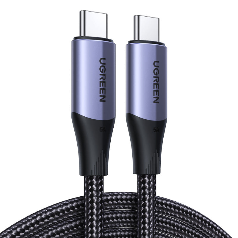 Ugreen US355 USB-C 3.1 Gen 2 / USB-C 3.1 Gen 2 kabelis 1 m - juodas -- Cell phone cables