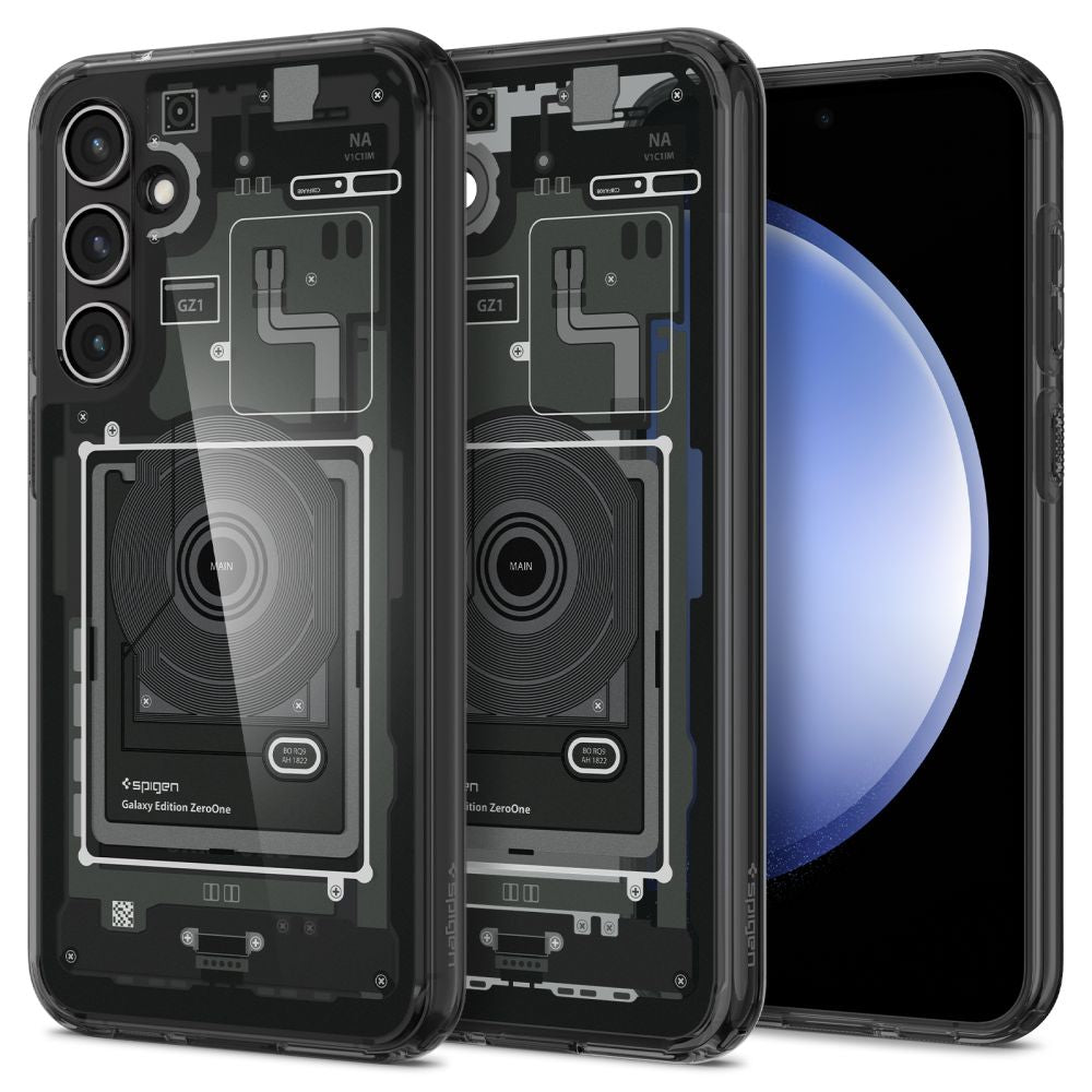 Spigen Ultra Hybrid dėklas Galaxy S23 FE – tamsiai pilkas
