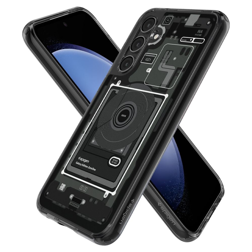 Spigen Ultra Hybrid dėklas Galaxy S23 FE – tamsiai pilkas