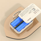 Dudao Išorinė baterija K14 10000mAh su USB-C / Lightning laidais - smėlio