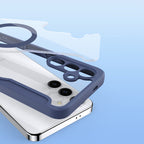 Dux Ducis Skin X Pro MagSafe dėklas Samsung S24+ – mėlynas