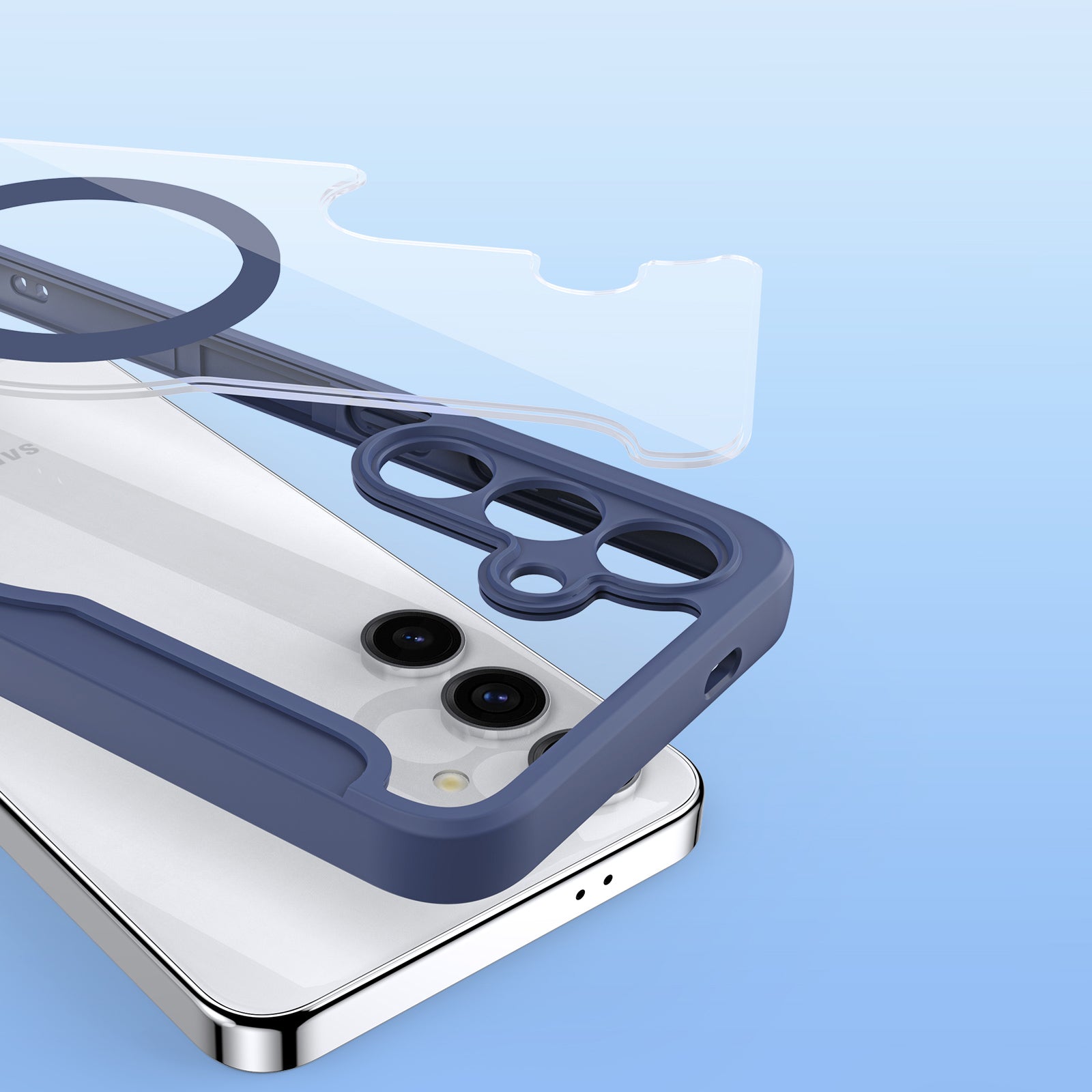 Dux Ducis Skin X Pro MagSafe dėklas Samsung S24+ – mėlynas