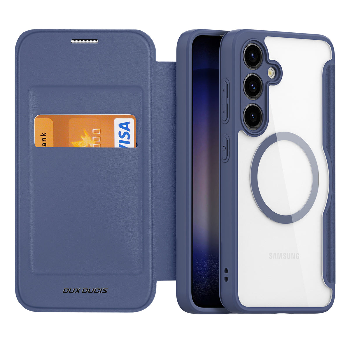Dux Ducis Skin X Pro MagSafe dėklas Samsung S24+ – mėlynas