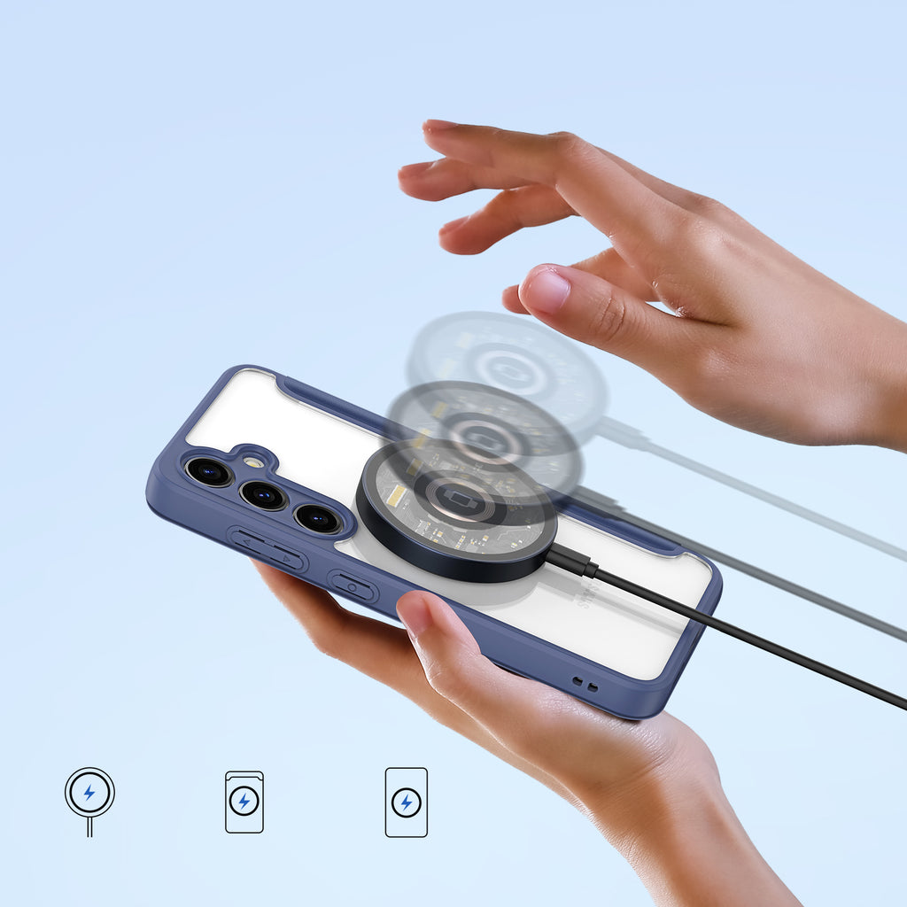 Dux Ducis Skin X Pro MagSafe dėklas Samsung S24+ – mėlynas
